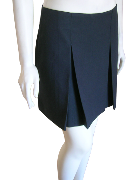 falda con tablones encontrados